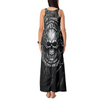 Horror Skull Tank Maxi Dress Of course i'm going to hell i'm just here to pick you up - Wonder Print Shop
