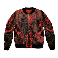 Demon Skull Bomber Jacket Welcome to Hell - Wonder Print Shop