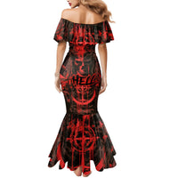 Demon Skull Mermaid Dress Welcome to Hell - Wonder Print Shop