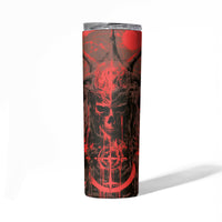Demon Skull Skinny Tumbler Welcome to Hell - Wonder Print Shop