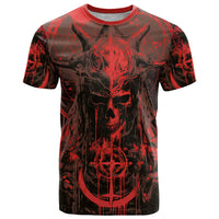Demon Skull T Shirt Welcome to Hell - Wonder Print Shop