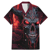 Demon Skull Family Matching Mermaid Dress and Hawaiian Shirt You Better Pray I Don't Get Up - Wonder Print Shop
