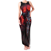 Demon Skull Family Matching Tank Maxi Dress and Hawaiian Shirt You Better Pray I Don't Get Up - Wonder Print Shop