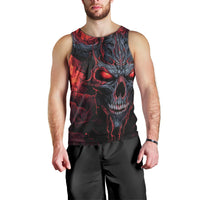 Demon Skull Men Tank Top You Better Pray I Don't Get Up - Wonder Print Shop