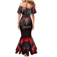 Demon Skull Mermaid Dress You Better Pray I Don't Get Up - Wonder Print Shop