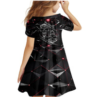 Diamond Skull Family Matching Mermaid Dress and Hawaiian Shirt Shine Bright Like Diamond - Wonder Print Shop