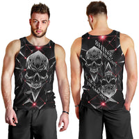 Diamond Skull Men Tank Top Shine Bright Like Diamond - Wonder Print Shop