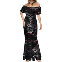 Diamond Skull Mermaid Dress Shine Bright Like Diamond - Wonder Print Shop