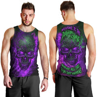 Horor Skull Men Tank Top Welcome to the Dark side - Wonder Print Shop