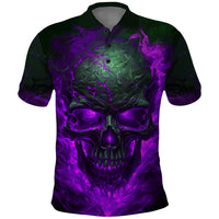 Horor Skull Polo Shirt Welcome to the Dark side - Wonder Print Shop