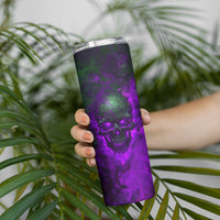 Horor Skull Skinny Tumbler Welcome to the Dark side - Wonder Print Shop