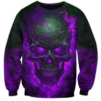Horor Skull Sweatshirt Welcome to the Dark side - Wonder Print Shop