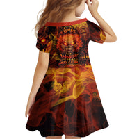 Fire Skull Family Matching Summer Maxi Dress and Hawaiian Shirt You inspire my Inner serial Killed - Wonder Print Shop