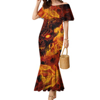 Fire Skull Mermaid Dress You inspire my Inner serial Killed - Wonder Print Shop