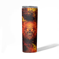 Fire Skull Skinny Tumbler You inspire my Inner serial Killed - Wonder Print Shop