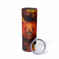 Fire Skull Skinny Tumbler You inspire my Inner serial Killed - Wonder Print Shop