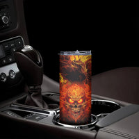 Fire Skull Skinny Tumbler You inspire my Inner serial Killed - Wonder Print Shop