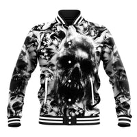 Skull Baseball Jacket Inequitable Spirit - Wonder Print Shop