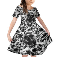 Skull Family Matching Mermaid Dress and Hawaiian Shirt Inequitable Spirit - Wonder Print Shop