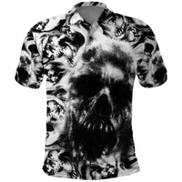 Skull Polo Shirt Inequitable Spirit - Wonder Print Shop