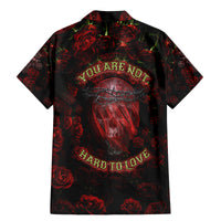 Skull Roses Family Matching Mermaid Dress and Hawaiian Shirt You Are Not Hard To Love - Wonder Print Shop