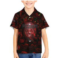 Skull Roses Family Matching Mermaid Dress and Hawaiian Shirt You Are Not Hard To Love - Wonder Print Shop