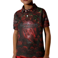Skull Roses Kid Polo Shirt You Are Not Hard To Love - Wonder Print Shop