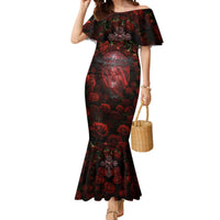 Skull Roses Mermaid Dress You Are Not Hard To Love - Wonder Print Shop