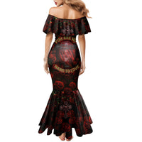 Skull Roses Mermaid Dress You Are Not Hard To Love - Wonder Print Shop