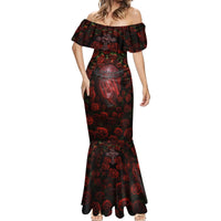 Skull Roses Mermaid Dress You Are Not Hard To Love - Wonder Print Shop