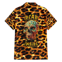 Leopard Skull Hawaiian Shirt Dead Inside - Wonder Print Shop