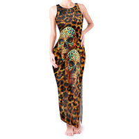 Leopard Skull Tank Maxi Dress Dead Inside - Wonder Print Shop