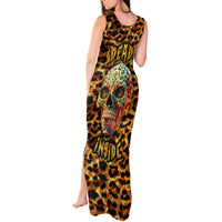 Leopard Skull Tank Maxi Dress Dead Inside - Wonder Print Shop