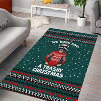 A Trashy Christmas Area Rug Xmas Holiday Patterns - Wonder Print Shop
