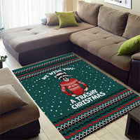 A Trashy Christmas Area Rug Xmas Holiday Patterns - Wonder Print Shop