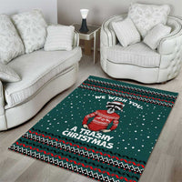 A Trashy Christmas Area Rug Xmas Holiday Patterns - Wonder Print Shop