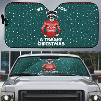 A Trashy Christmas Auto Sun Shade Xmas Holiday Patterns - Wonder Print Shop