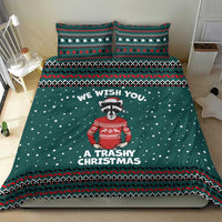 A Trashy Christmas Bedding Set Xmas Holiday Patterns - Wonder Print Shop