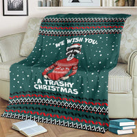 A Trashy Christmas Blanket Xmas Holiday Patterns - Wonder Print Shop