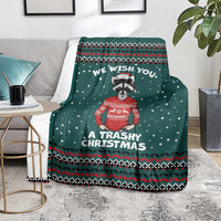 A Trashy Christmas Blanket Xmas Holiday Patterns - Wonder Print Shop