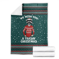 A Trashy Christmas Blanket Xmas Holiday Patterns - Wonder Print Shop