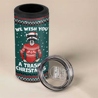 A Trashy Christmas 4 in 1 Can Cooler Tumbler Xmas Holiday Patterns - Wonder Print Shop