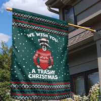 A Trashy Christmas Garden Flag Xmas Holiday Patterns - Wonder Print Shop