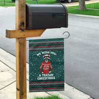 A Trashy Christmas Garden Flag Xmas Holiday Patterns - Wonder Print Shop