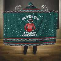 A Trashy Christmas Hooded Blanket Xmas Holiday Patterns - Wonder Print Shop