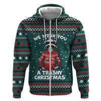 A Trashy Christmas Hoodie Xmas Holiday Patterns - Wonder Print Shop