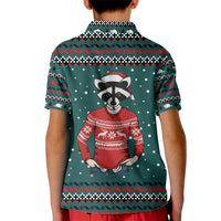 A Trashy Christmas Kid Polo Shirt Xmas Holiday Patterns - Wonder Print Shop