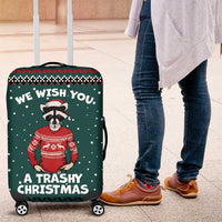 A Trashy Christmas Luggage Cover Xmas Holiday Patterns - Wonder Print Shop
