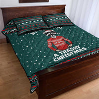 A Trashy Christmas Quilt Bed Set Xmas Holiday Patterns - Wonder Print Shop
