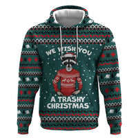 A Trashy Christmas Zip Hoodie Xmas Holiday Patterns - Wonder Print Shop